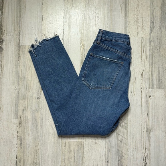 Agolde x Revolve Jamie Feel Good Distressed Straight Leg Jeans Size 25 - Picture 6 of 6